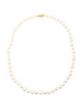 E.W Adams 9ct Freshwater Pearl Necklace, White