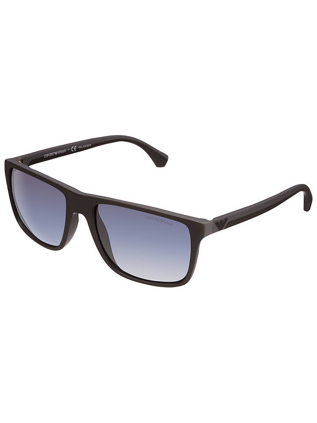 Emporio Armani EA4033 Square Sunglasses, Black