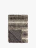 John Lewis Faux Fur Throw, Mocha