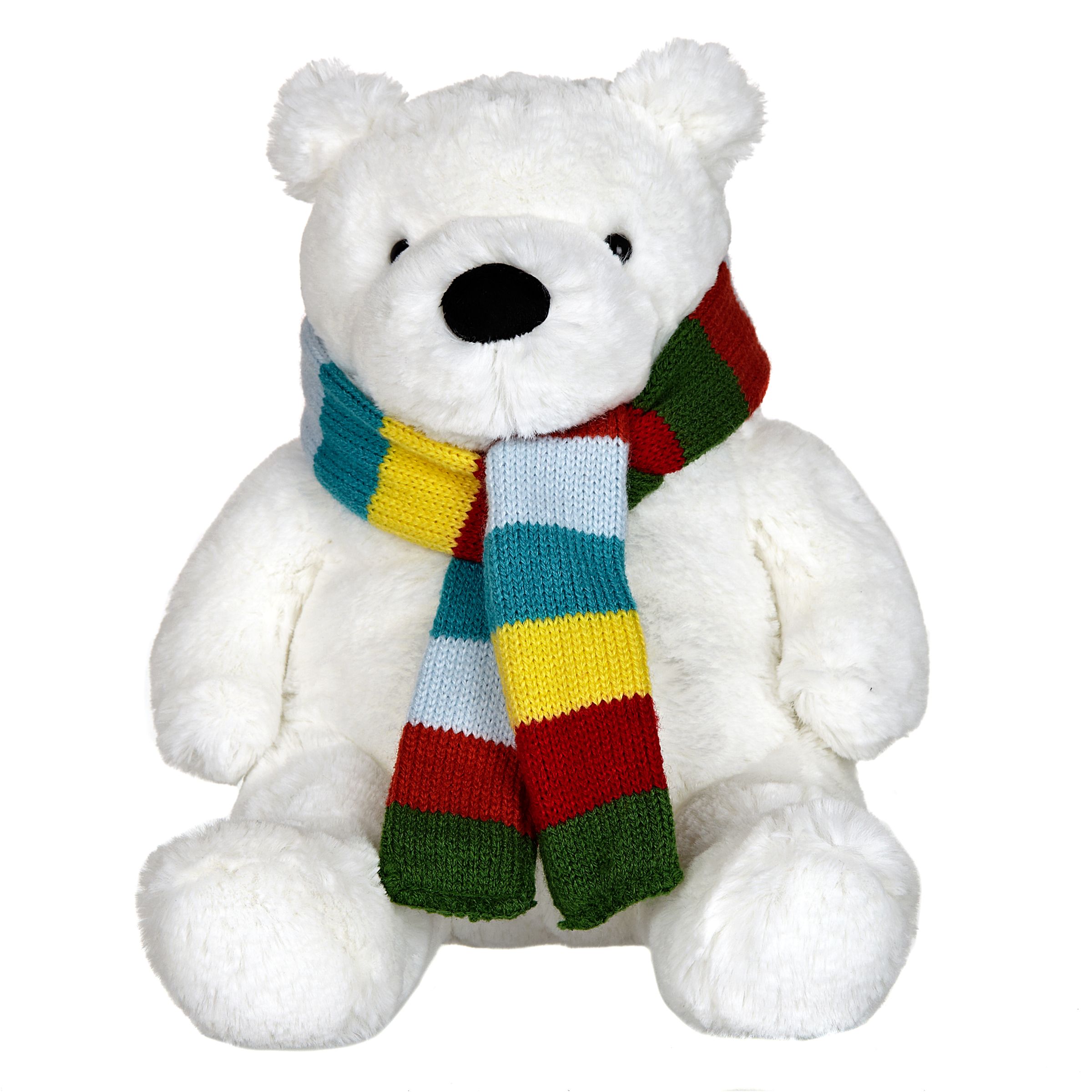 John Lewis Polar Bear Plush Toy At John Lewis Partners - 