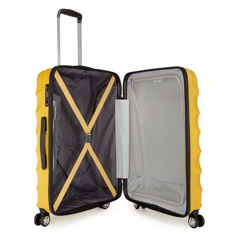 yellow medium suitcase