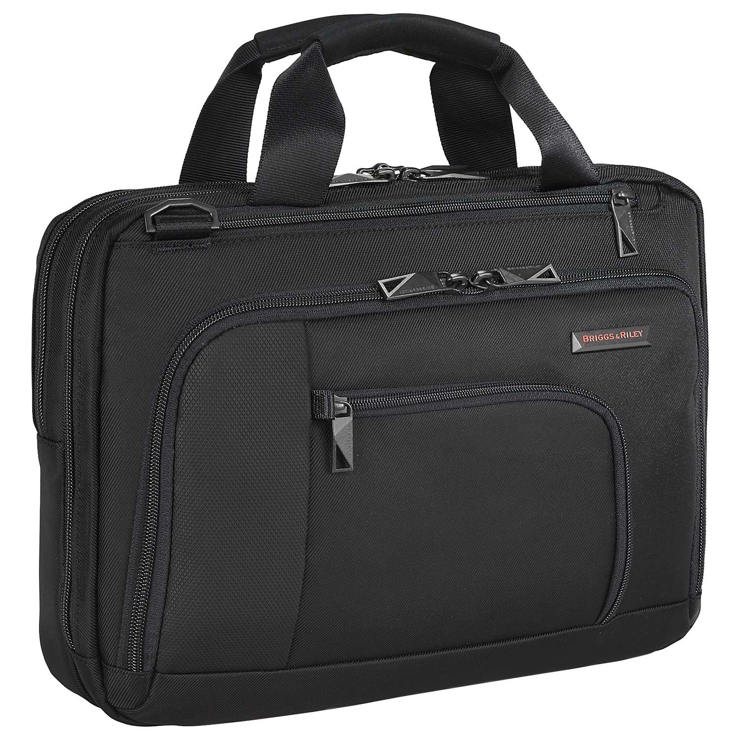Buy Briggs & Riley Verb Contact 13" Laptop Briefcase, Black Online at johnlewis.com