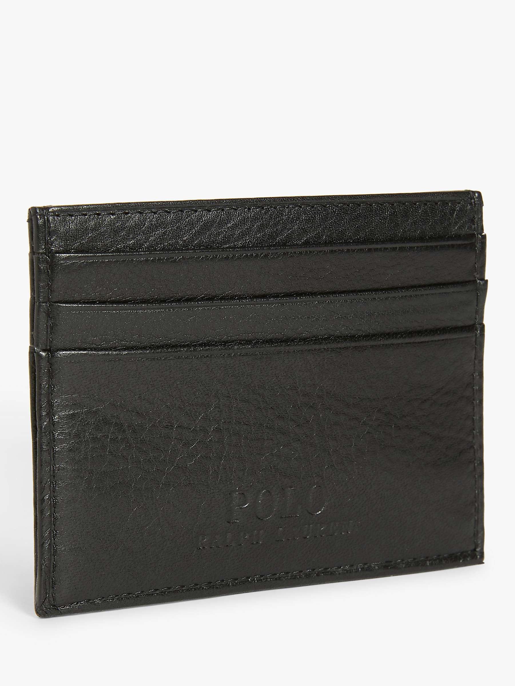 Buy Polo Ralph Lauren Pebble Leather Card Holder Online at johnlewis.com