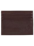 Polo Ralph Lauren Pebble Leather Card Holder, Brown