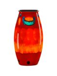 Poole Pottery Volcano Manhattan Vase, H26cm, Red
