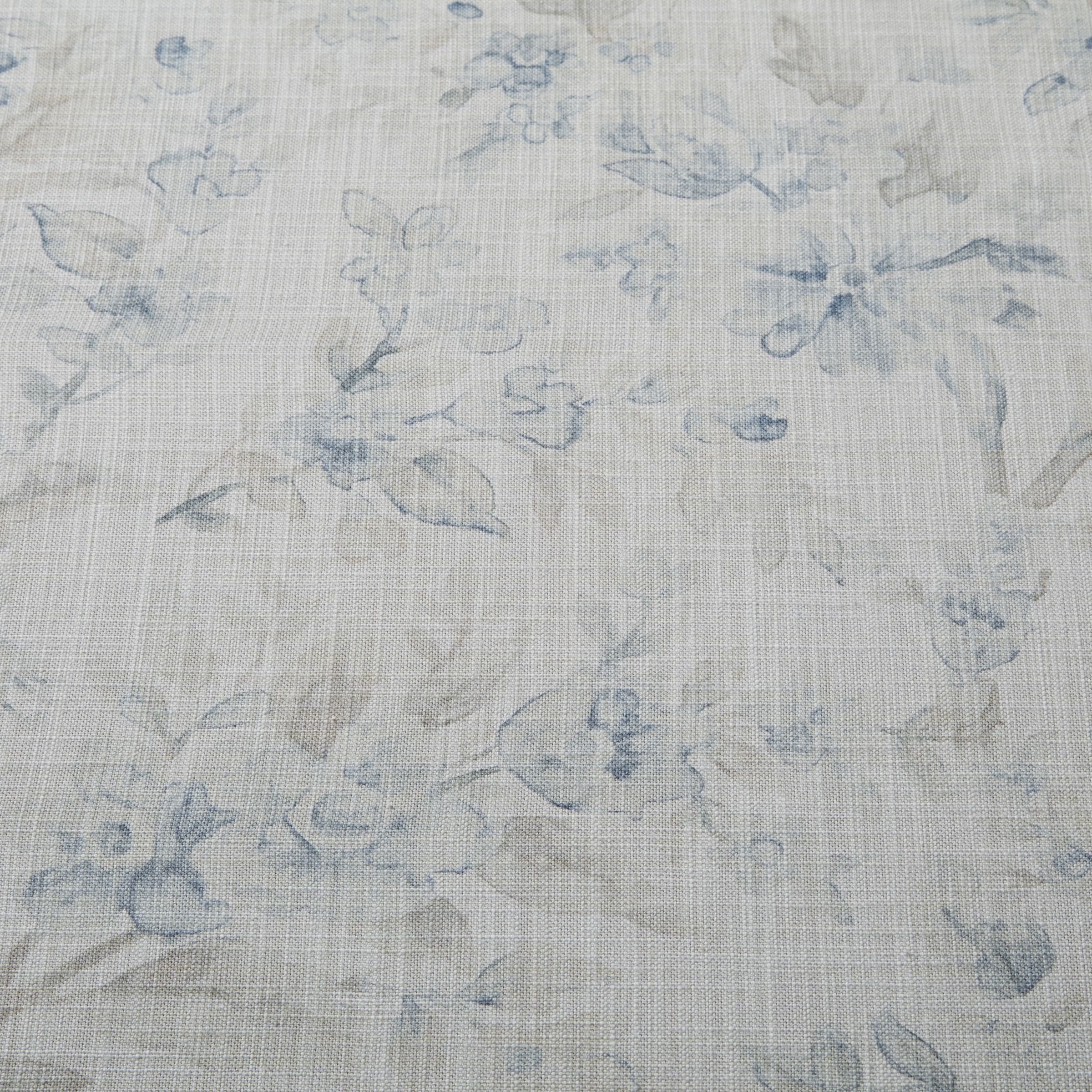 Buy John Lewis Wilton Floral Fabric, Blue | John Lewis