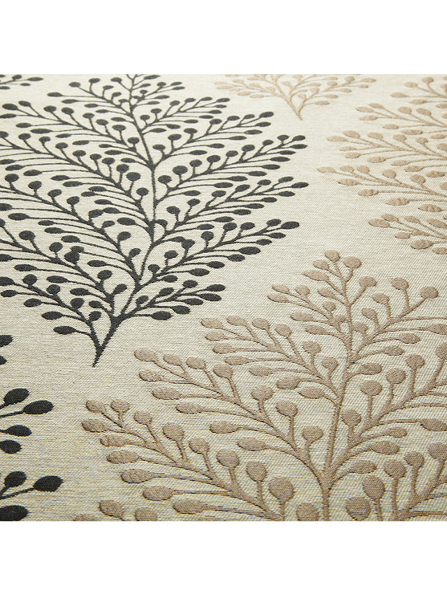 John Lewis Bracken Leaf Furnishing Fabric, Charcoal