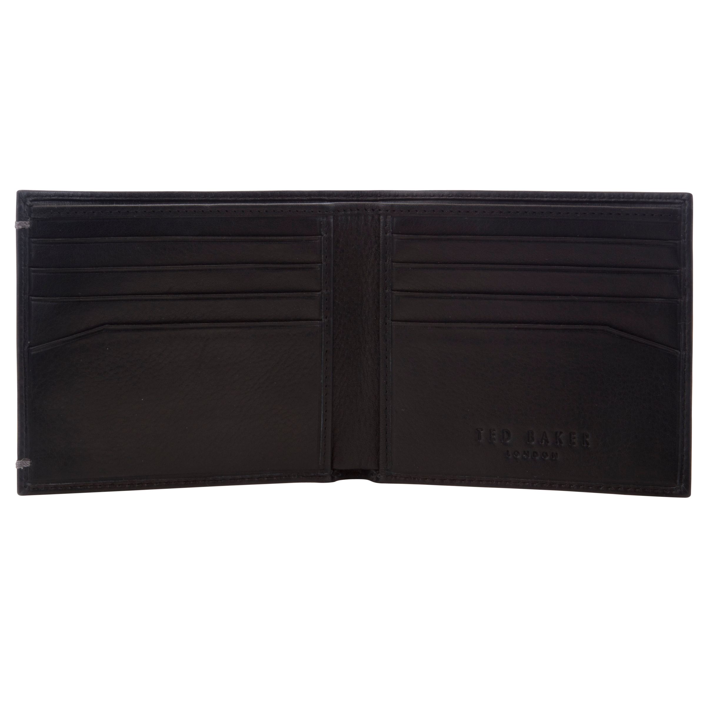 Ted Baker Anthonys Leather Bifold Wallet, Black