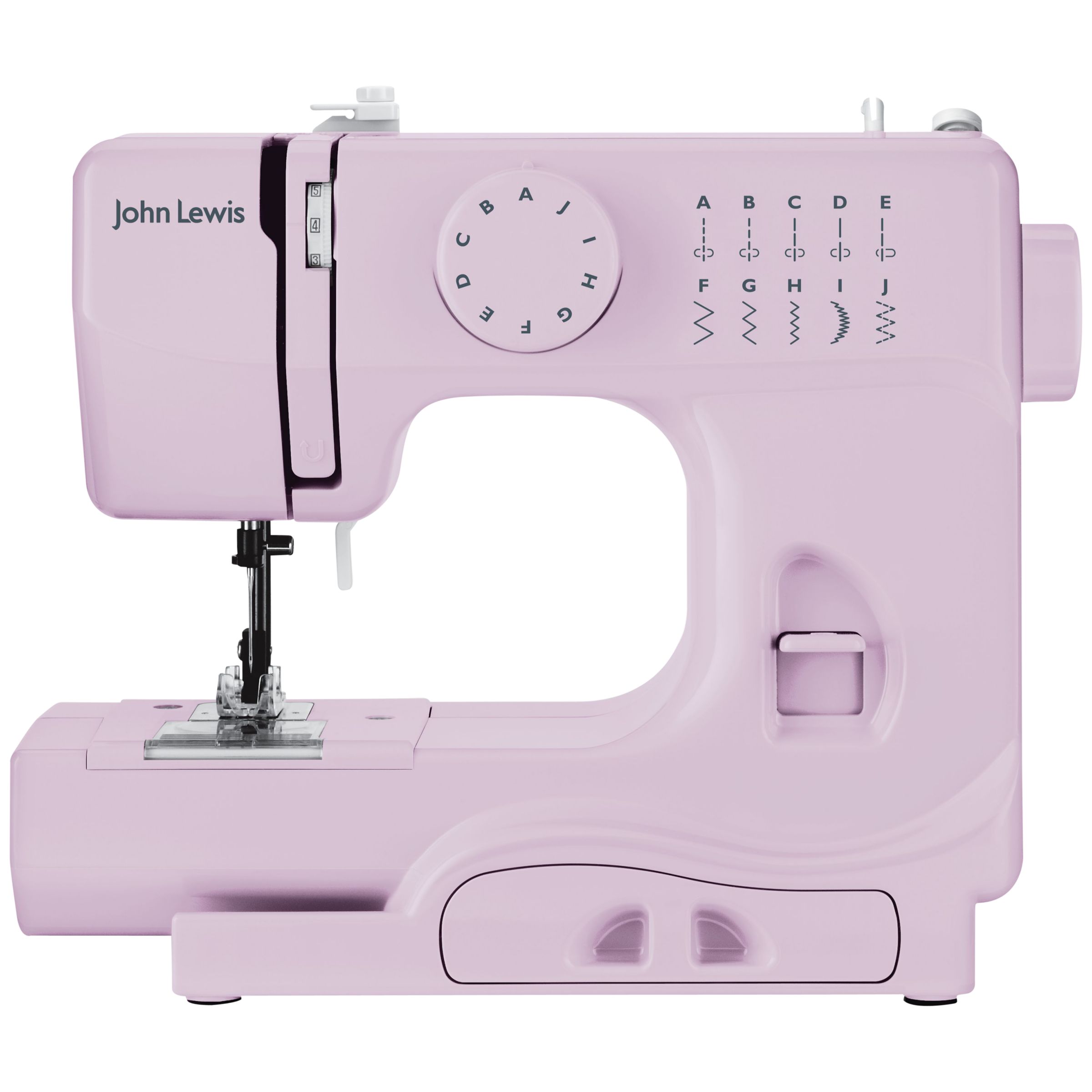 John Lewis Mini Sewing Machine, Dusky Pink