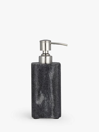 John Lewis & Partners Ocean Marble Soap Dispenser, Grey