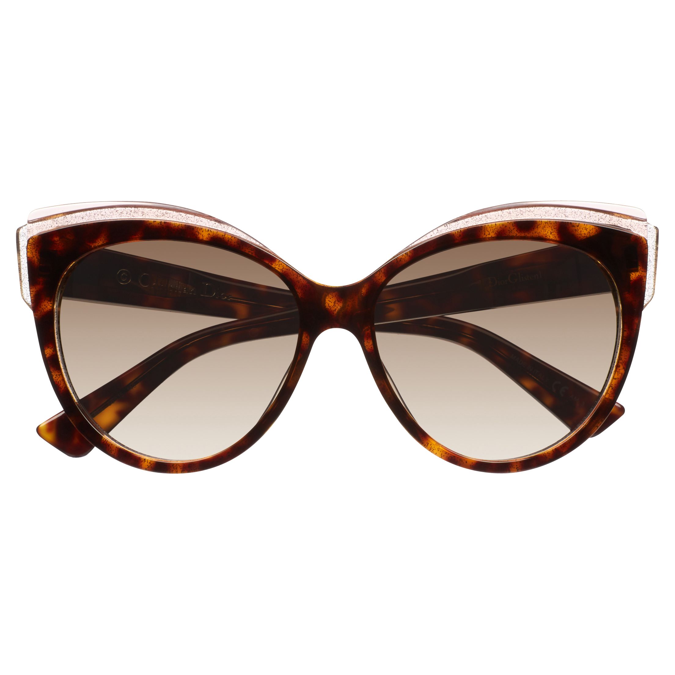 Christian Dior Glisten 1 Cat's Eye Plastic Frame Sunglasses at John ...