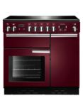 Rangemaster Professional + 90 Electric Range Cooker, Cranberry