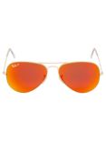 Ray-Ban RB3025 Original Aviator Sunglasses, Orange