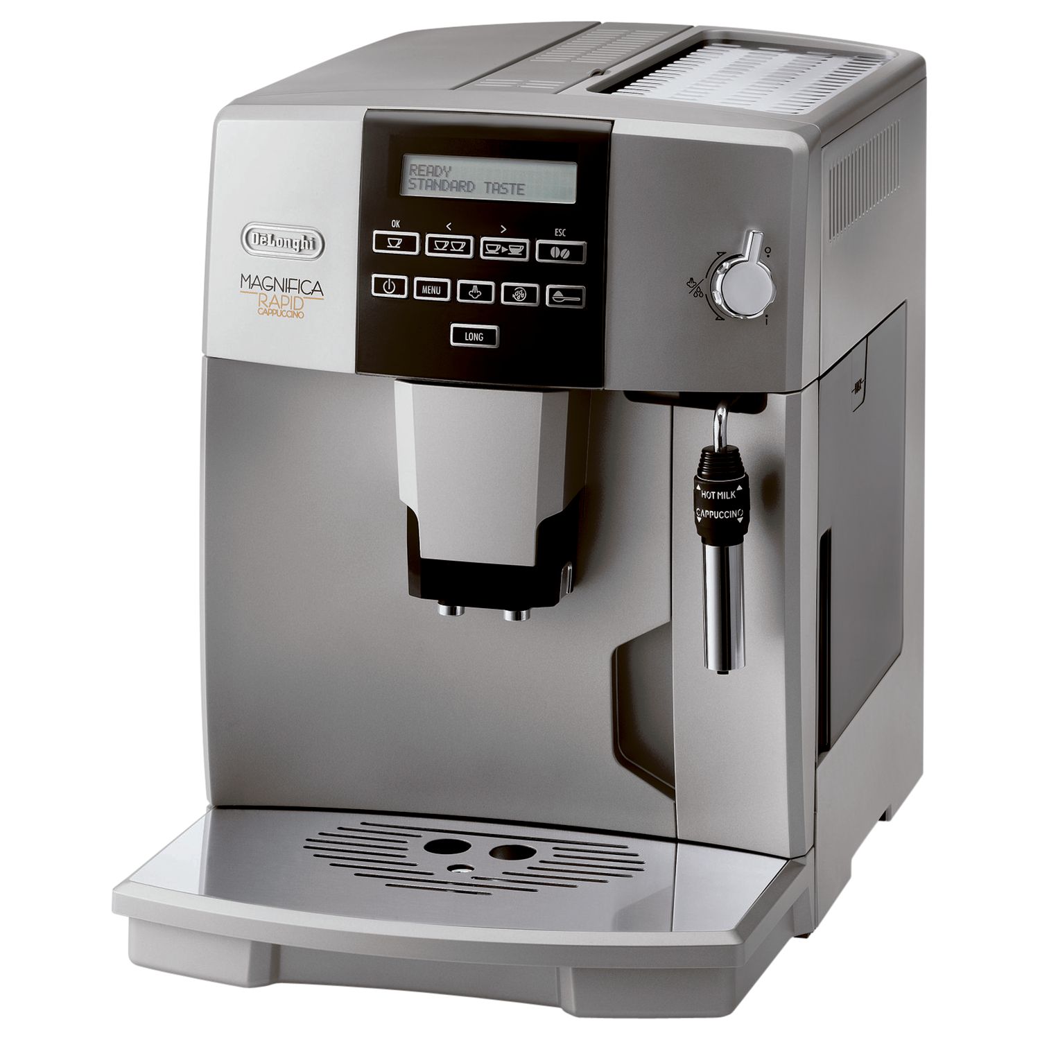 De'Longhi Esam04.320.S Magnifica Rapid Bean-To-Cup Coffee Machine, Silver