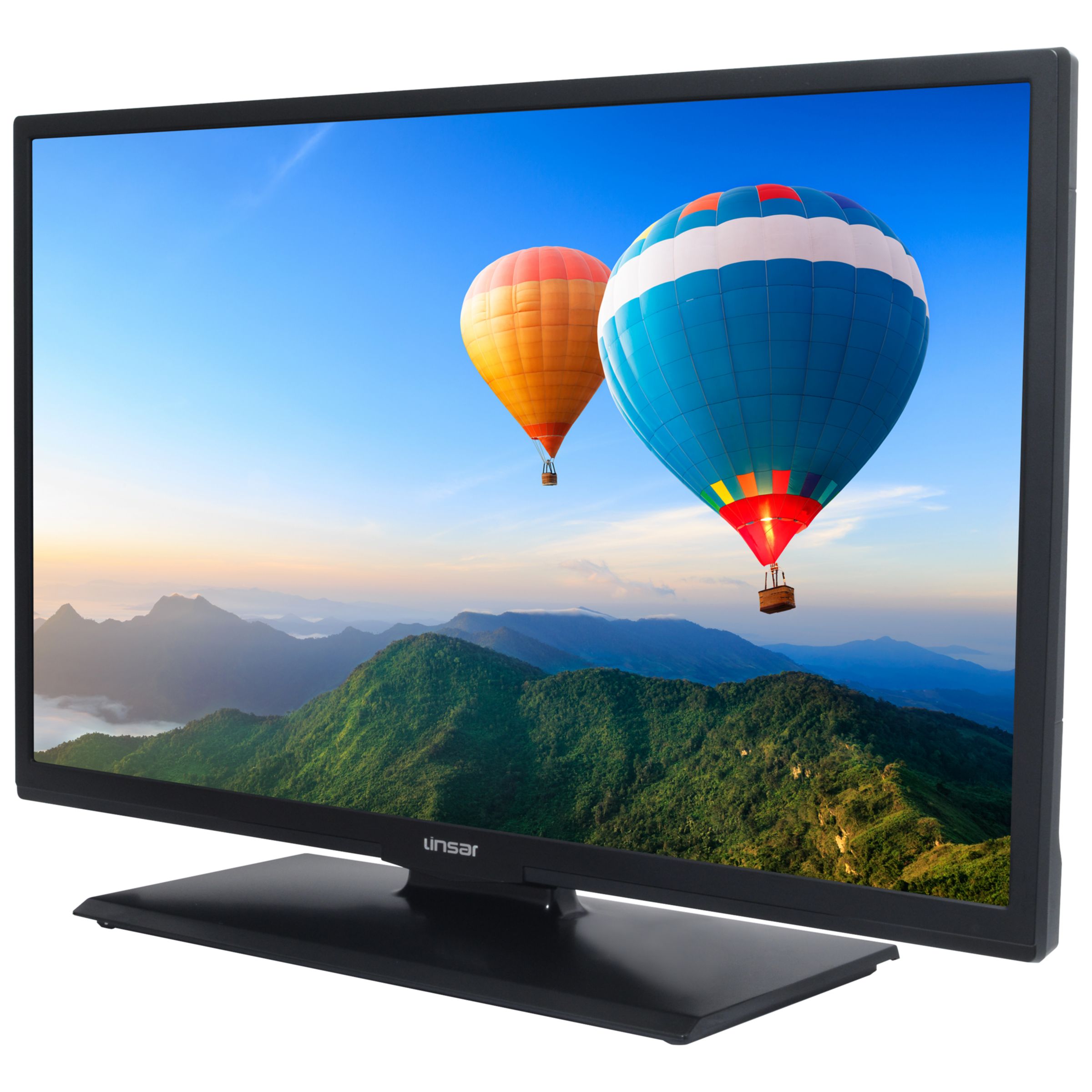 Linsar 24LED2000S LED HD Ready Smart TV/DVD Combi, 24&quot; with Freeview HD at John Lewis & Partners