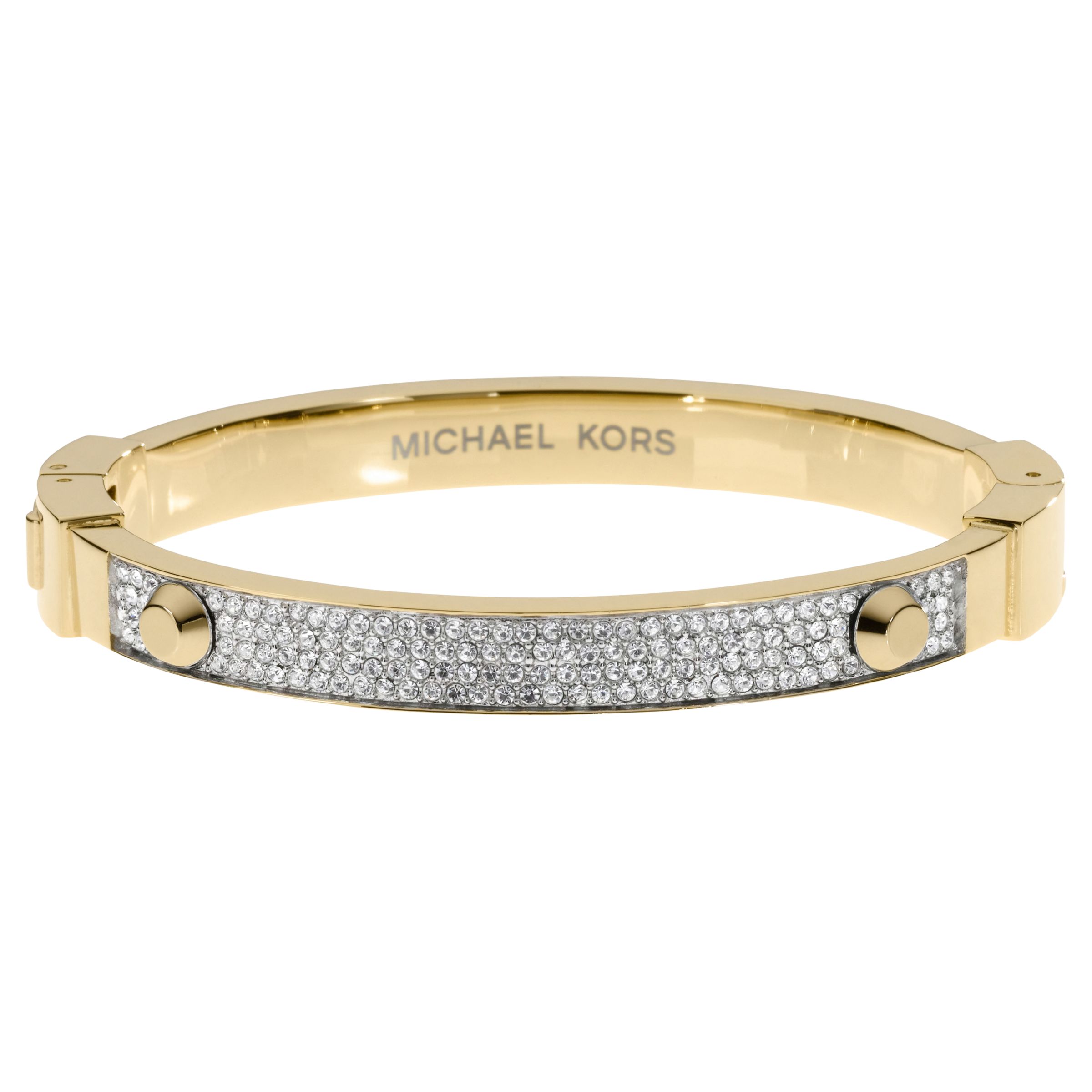 michael kors gold studded bracelet