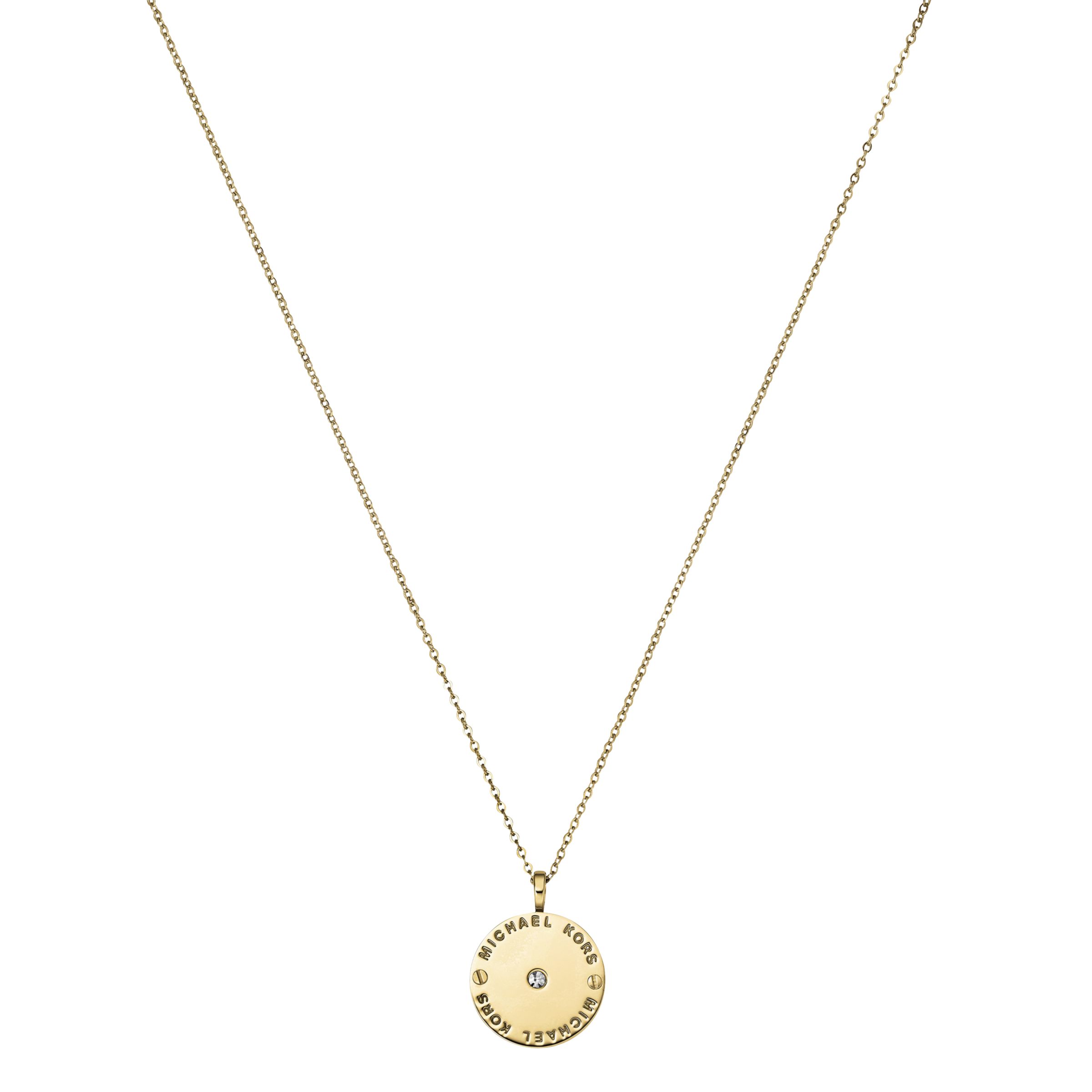 michael kors disc pendant