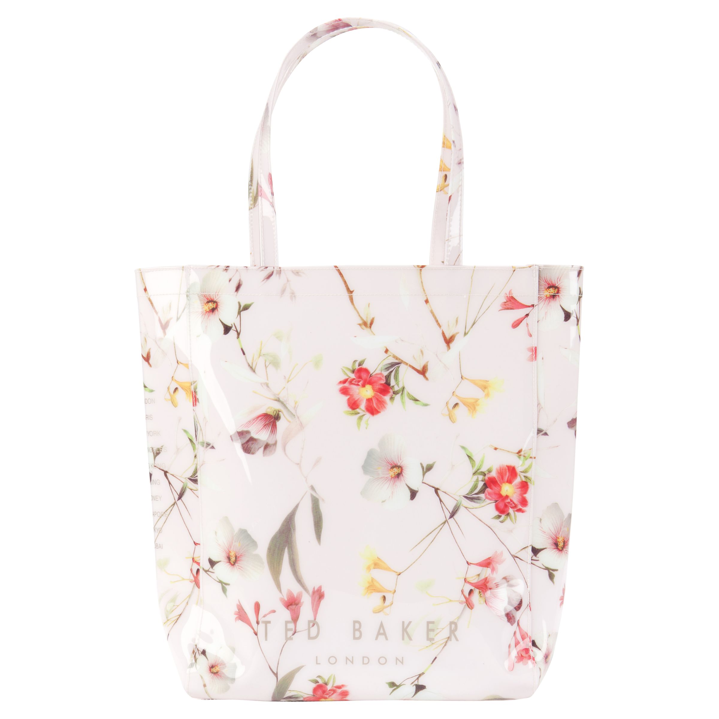 Buy Ted Baker Botcon Botanical Bloom Shopper Bag, Pale Pink Online at ...