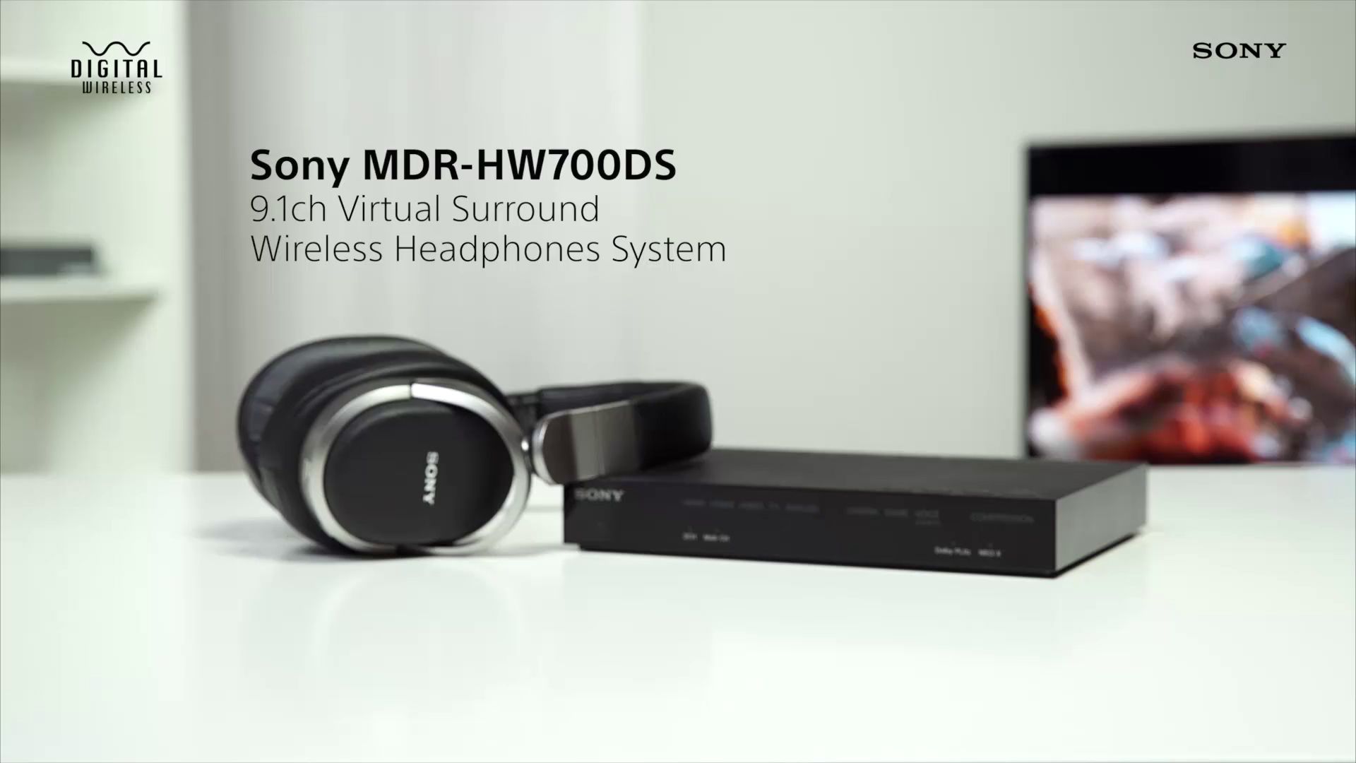 Sony MDRHW700DS Digital Surround RF 9.1 Channel Wireless