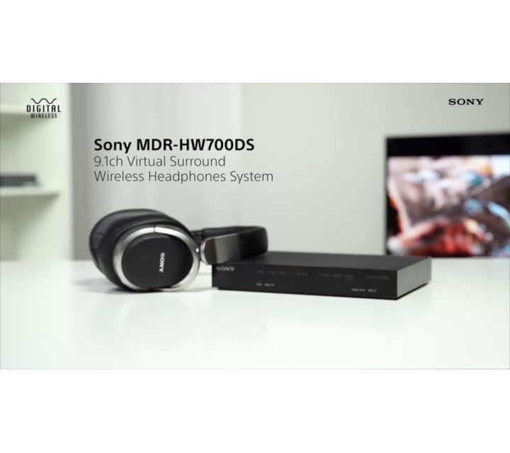 Sony MDRHW700DS Digital Surround RF 9.1 Channel Wireless Over-Ear