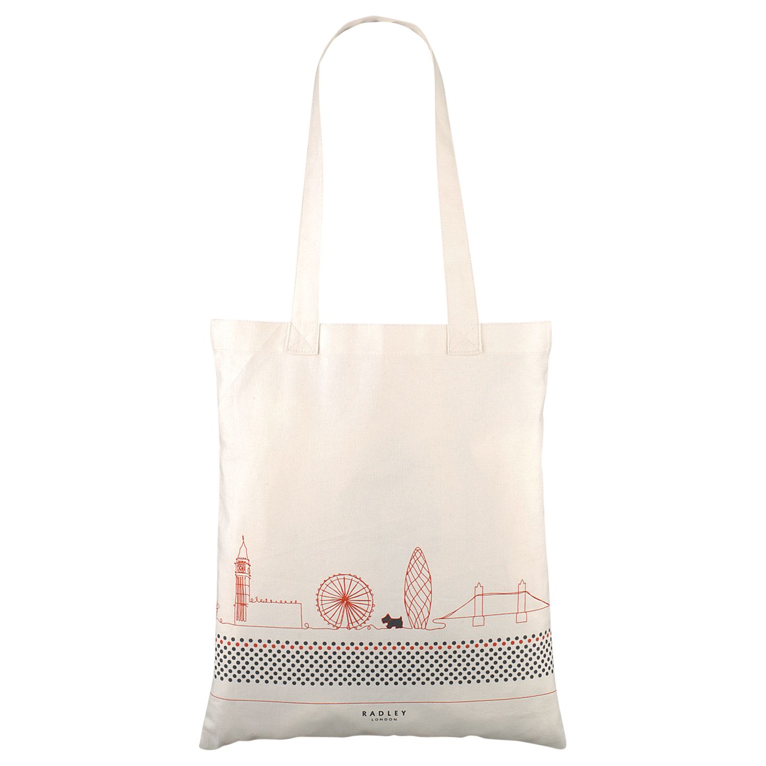 radley canvas tote bag