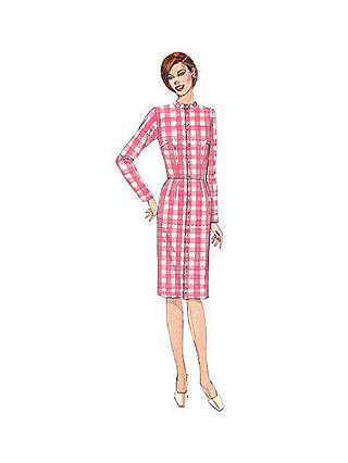 Vogue Women's Dress Sewing Pattern, 1004, Size 6