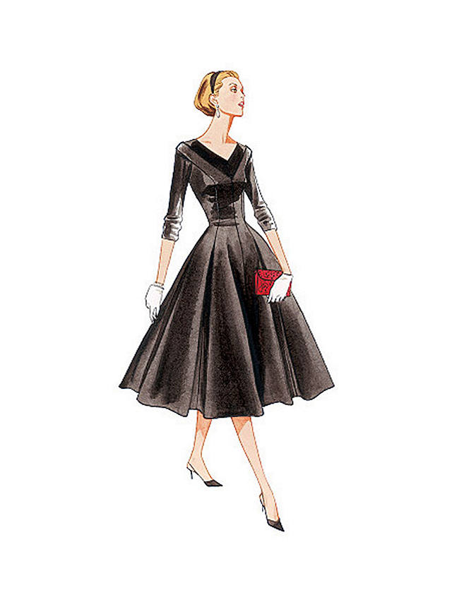 Vogue Vintage Women's Dresses Sewing Pattern, 2903, D