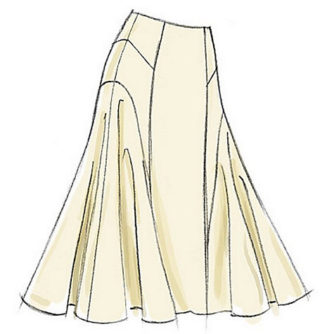 Buy Vogue Women's Skirt Sewing Pattern, 8750 | John Lewis