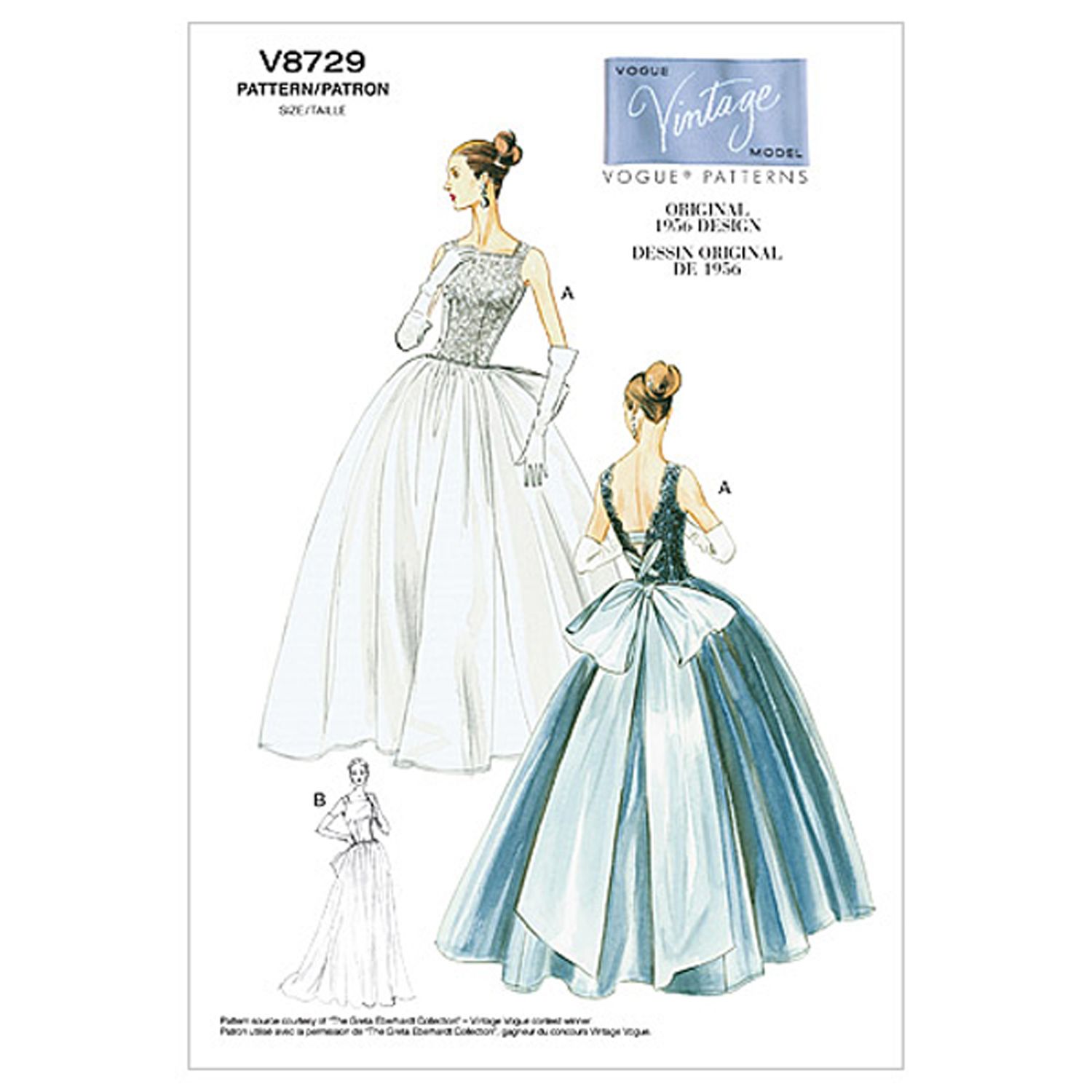 Vogue Vintage Women s Dress Sewing Pattern 8729