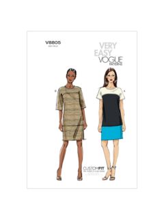 Vogue Women's Dresses Sewing Pattern, 8805f5