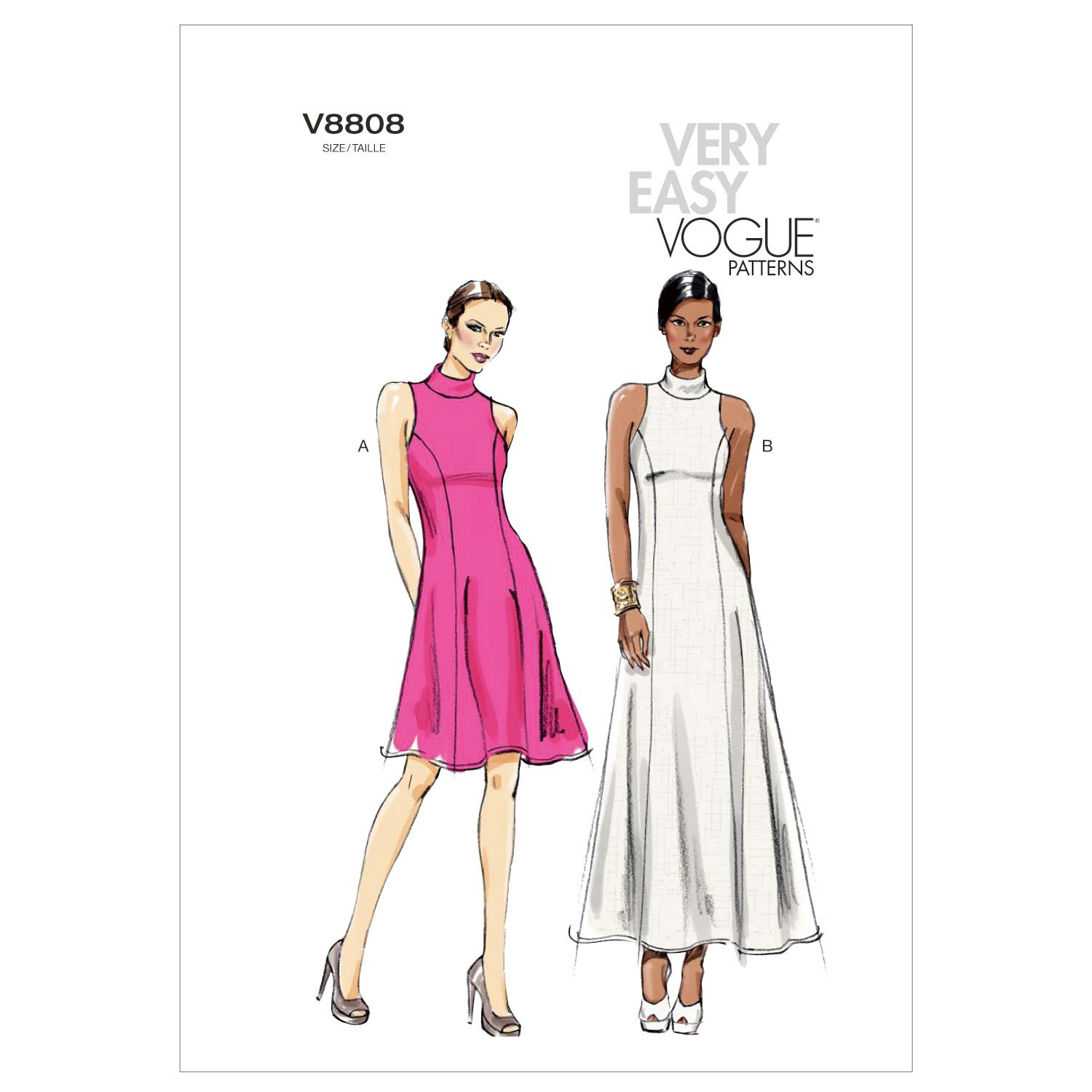 Vogue Women's Dresses Sewing Pattern, 8808