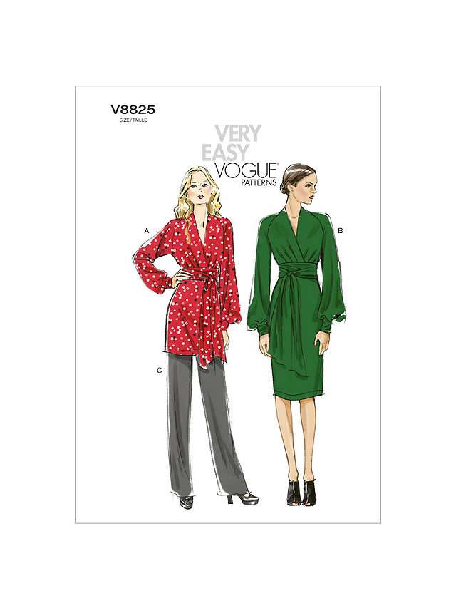 Vogue Women's Dress, Tunic And Pants, 8825b5