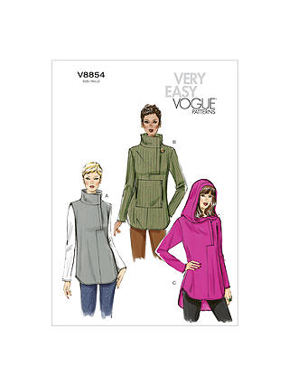 Vogue Women's Tunic Sewing Pattern, 8854y