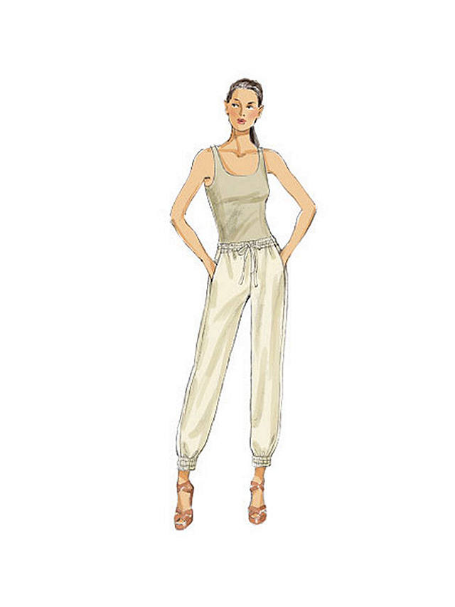 Vogue Women's Trousers Sewing Pattern, 8909y