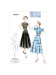Vogue Vintage Women's Dress Sewing Pattern, 9000