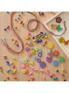 Melissa & Doug Created by Me! Bead Bouquet Deluxe Wooden Bead Set With 220+  Beads for Jewelry-Making, for 4+ years, Multicolor, 9½