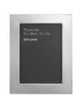 John Lewis Wide Border Photo Frame, Silver Plated