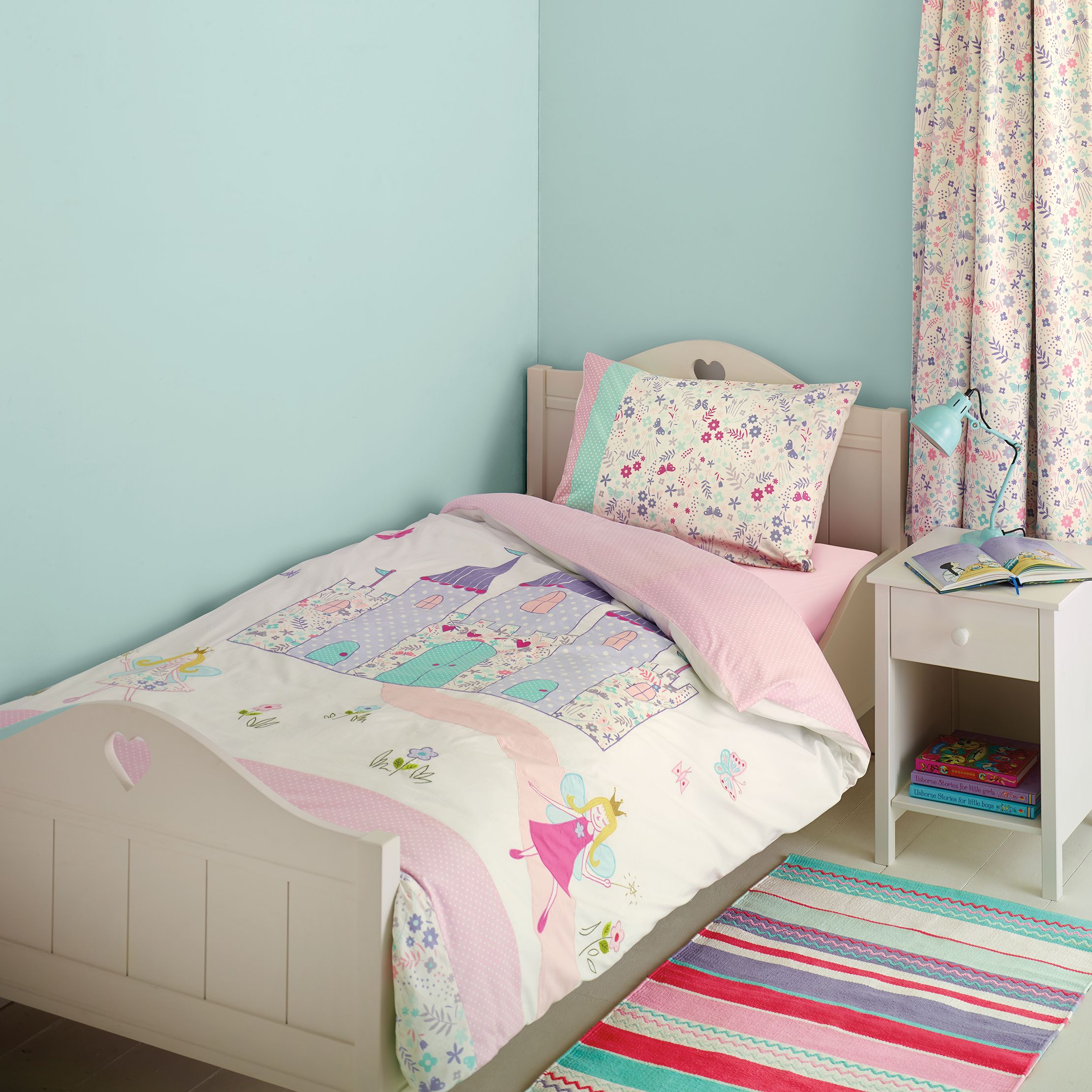 Little Home At John Lewis Fairy Princess Embroidered Single Duvet