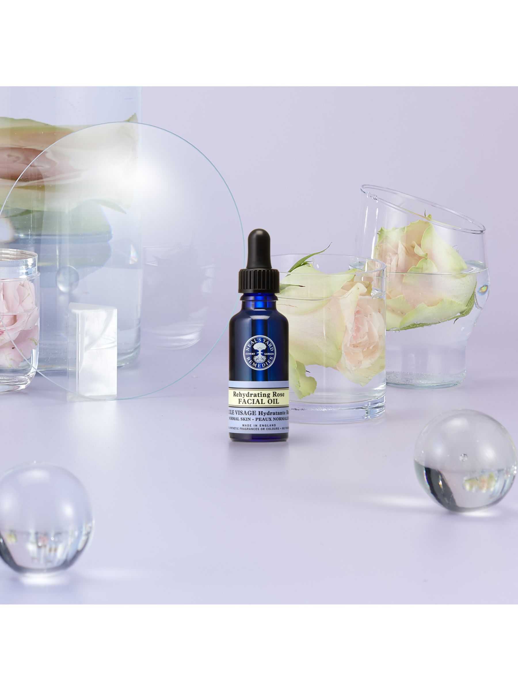 Neal's Yard Remedies Rehydrating Rose Facial Oil, 30ml 2