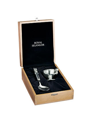 Royal Selangor Pewter Egg Cup and Spoon