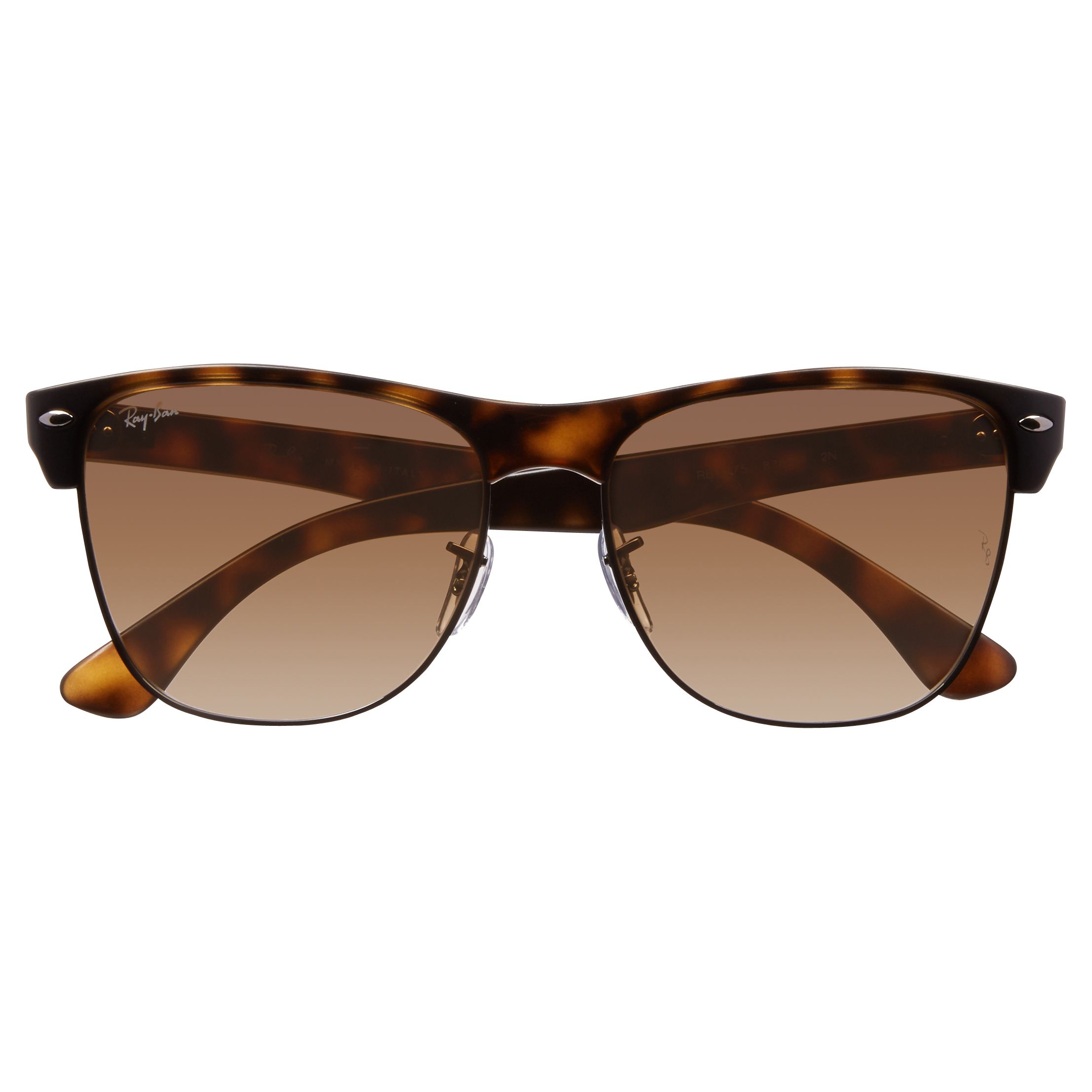 Ray Ban Rb4175 Clubmaster Oversized Sunglasses Havana