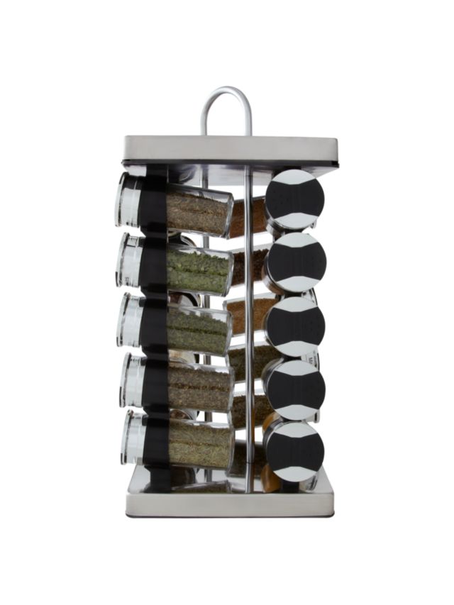 John Lewis 16 Jar Filled Spice Rack