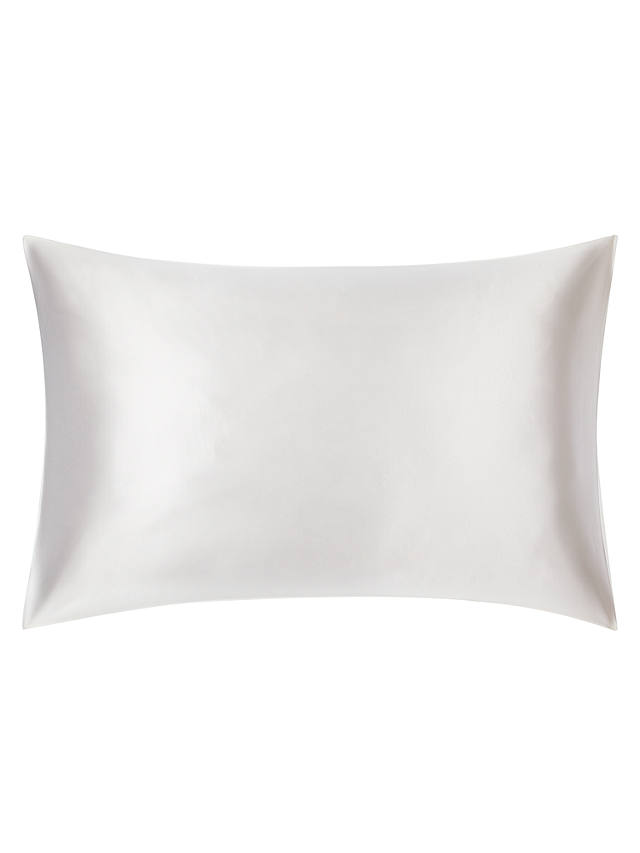 John Lewis & Partners The Ultimate Collection Silk Standard Pillowcase, White