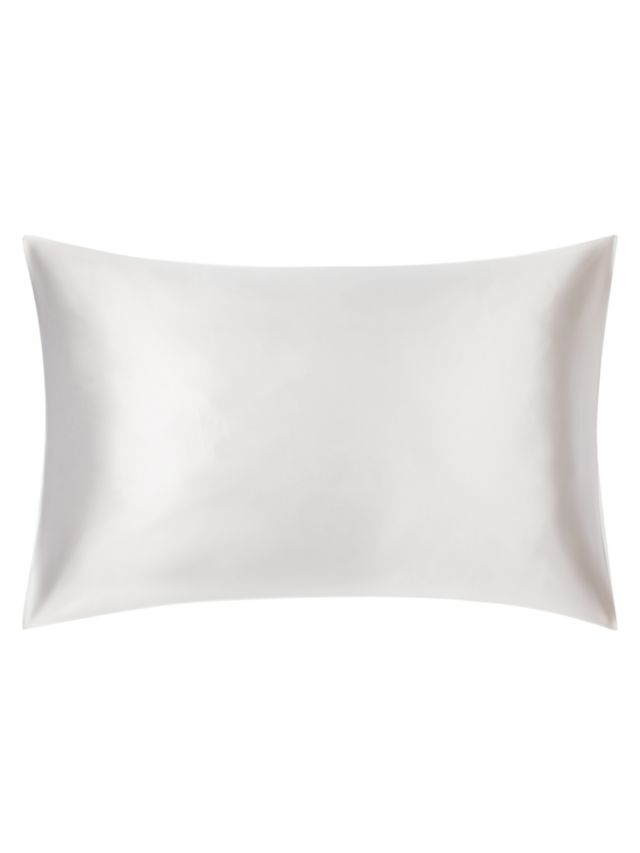 John Lewis The Ultimate Collection Silk Standard Pillowcase, White