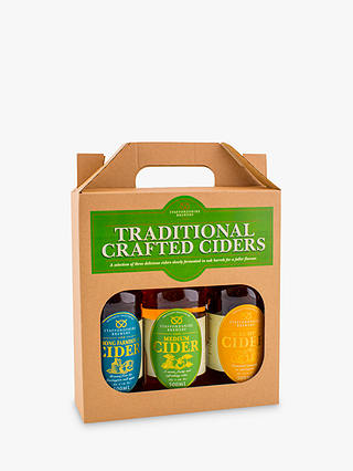 Staffordshire Brewery Traditional Crafted Ciders Set, 3 x 500ml