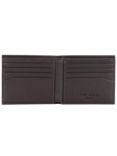 Ted Baker Anthonys Leather Bifold Wallet, Chocolate