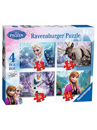 Ravensburger Disney Frozen Jigsaw Puzzle, Box of 4