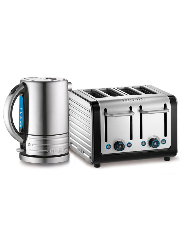 72905_BKB, Dualit Kettle, Black and Brushed Steel