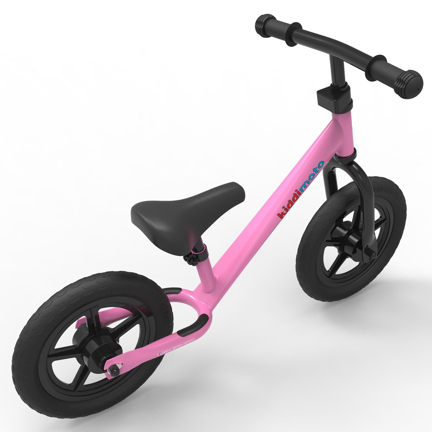 kiddimoto balance bike pink