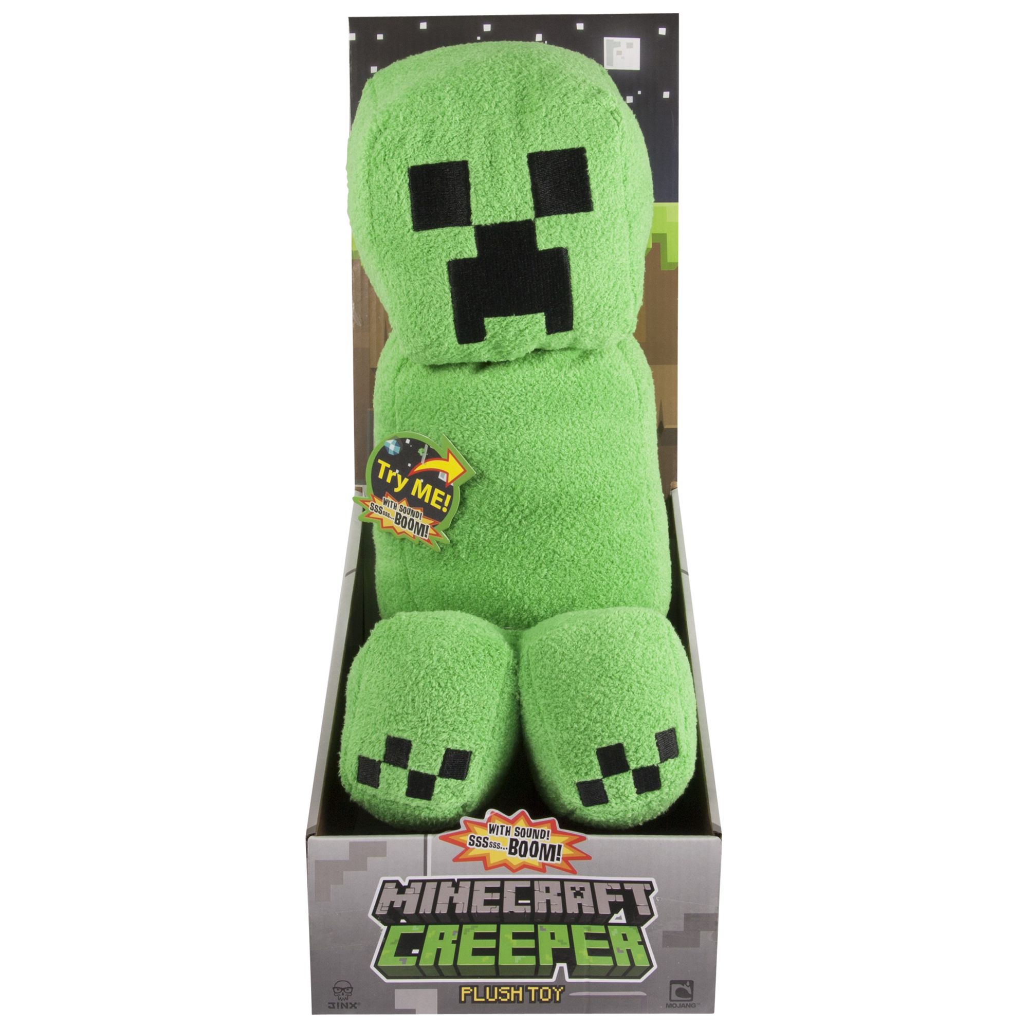 minecraft creeper soft toy